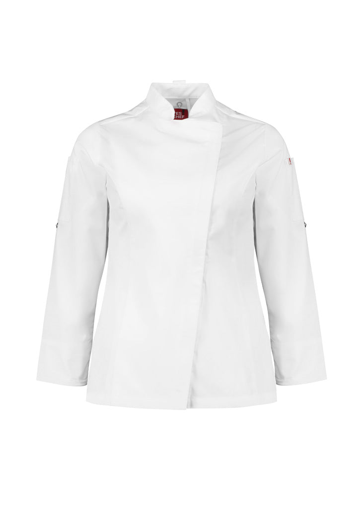 Fashion Biz Womens Alfresco Long Sleeve Chef Jacket - CH330LL