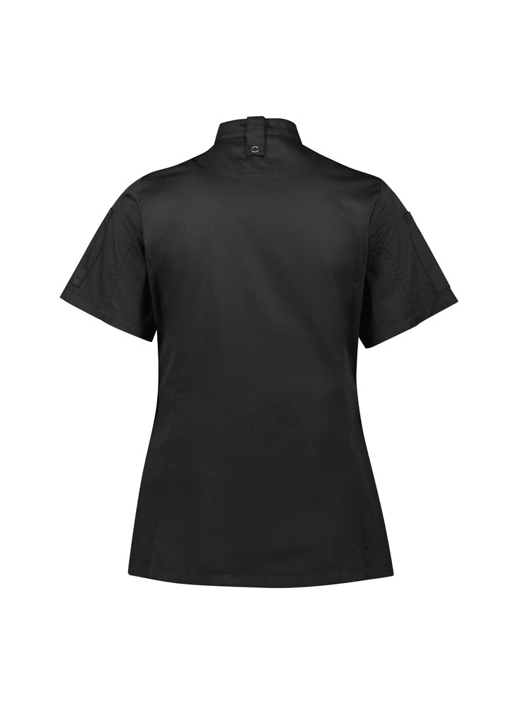 Fashion Biz Womens Alfresco Short Sleeve Chef Jacket - CH330LS