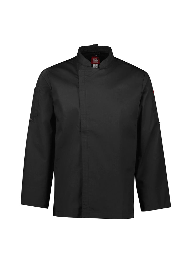 Fashion Biz Mens Alfresco Long Sleeve Chef Jacket - CH330ML