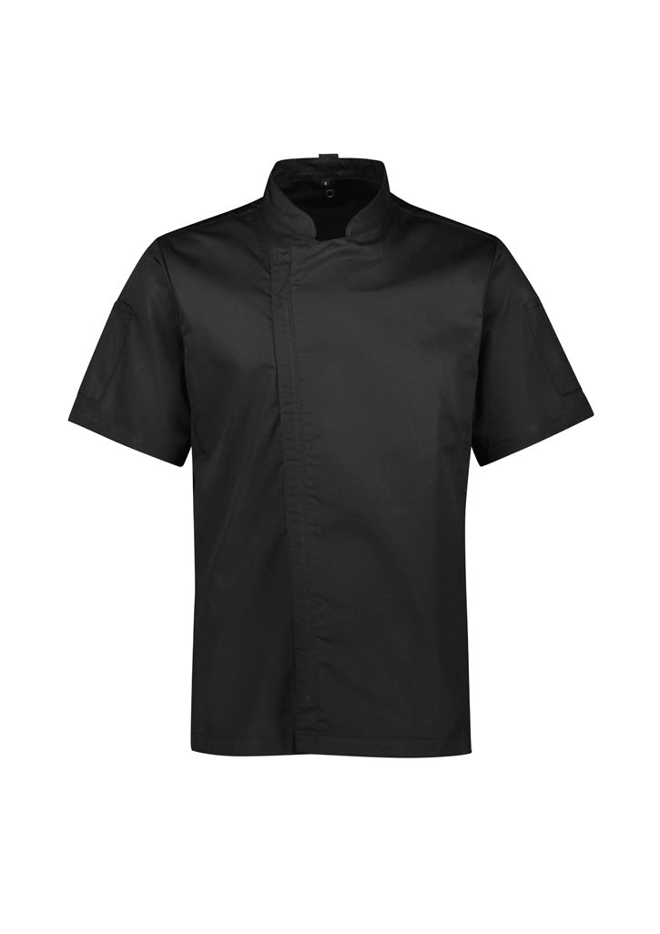 Fashion Biz Mens Alfresco Short Sleeve Chef Jacket - CH330MS