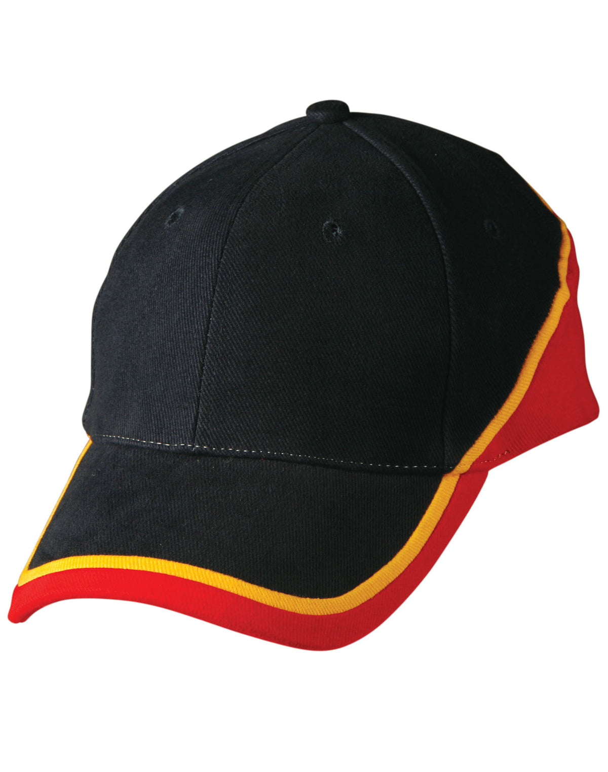 WINNING SPIRIT Tri-color sue heavy brushed cotton cap - CH38