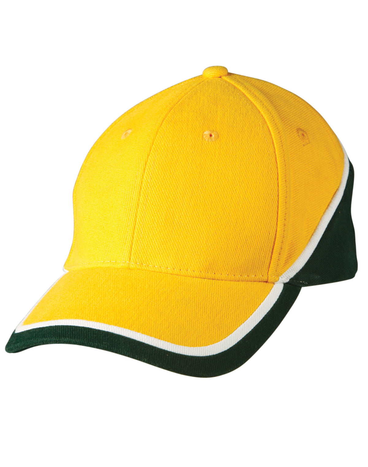WINNING SPIRIT Tri-color sue heavy brushed cotton cap - CH38
