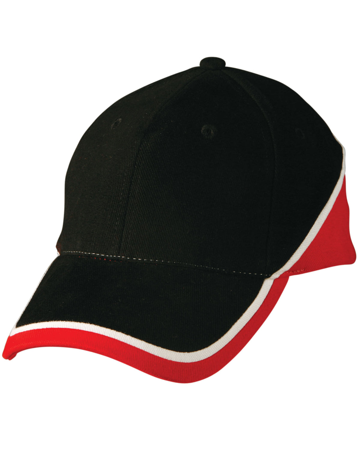 WINNING SPIRIT Tri-color sue heavy brushed cotton cap - CH38
