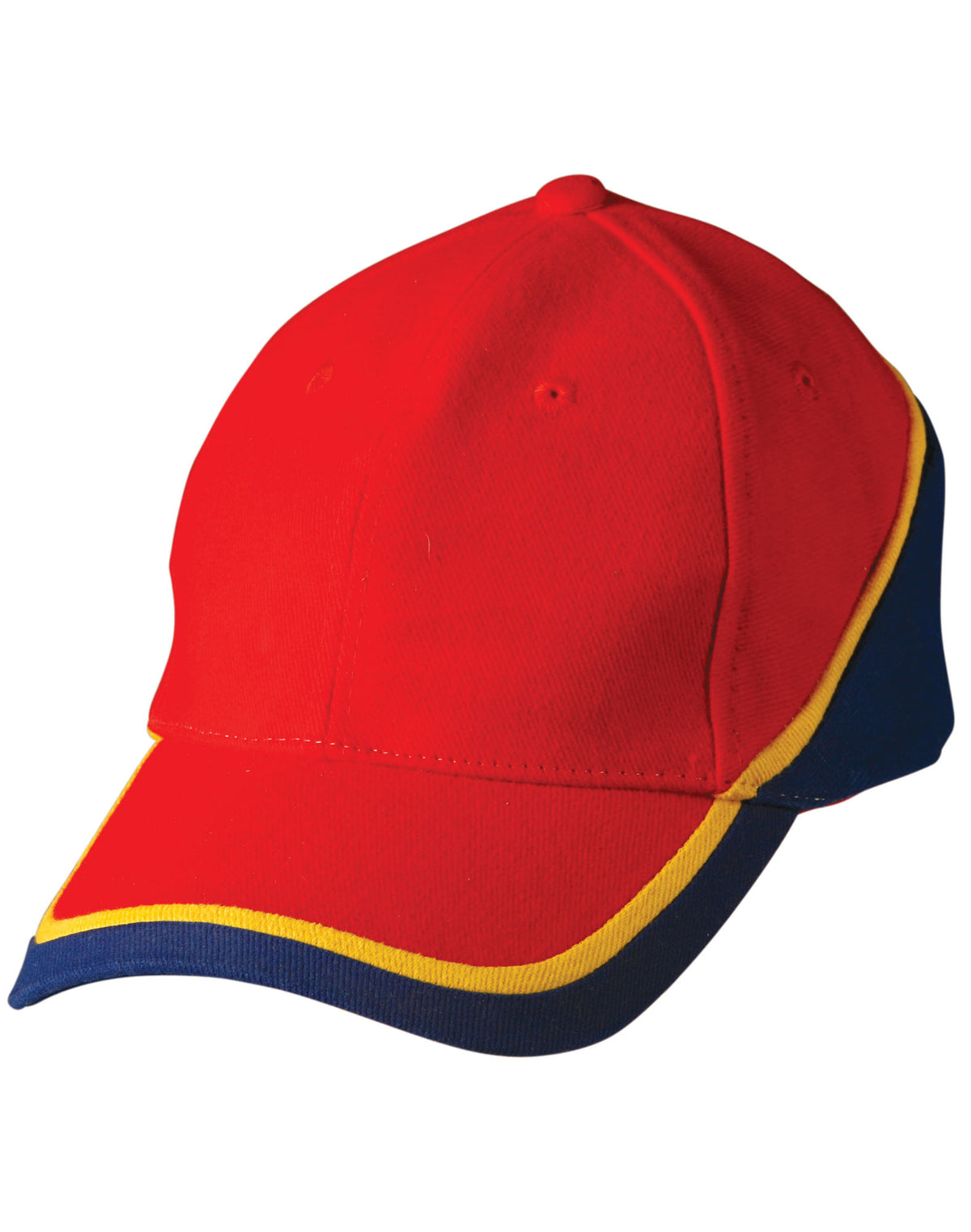 WINNING SPIRIT Tri-color sue heavy brushed cotton cap - CH38