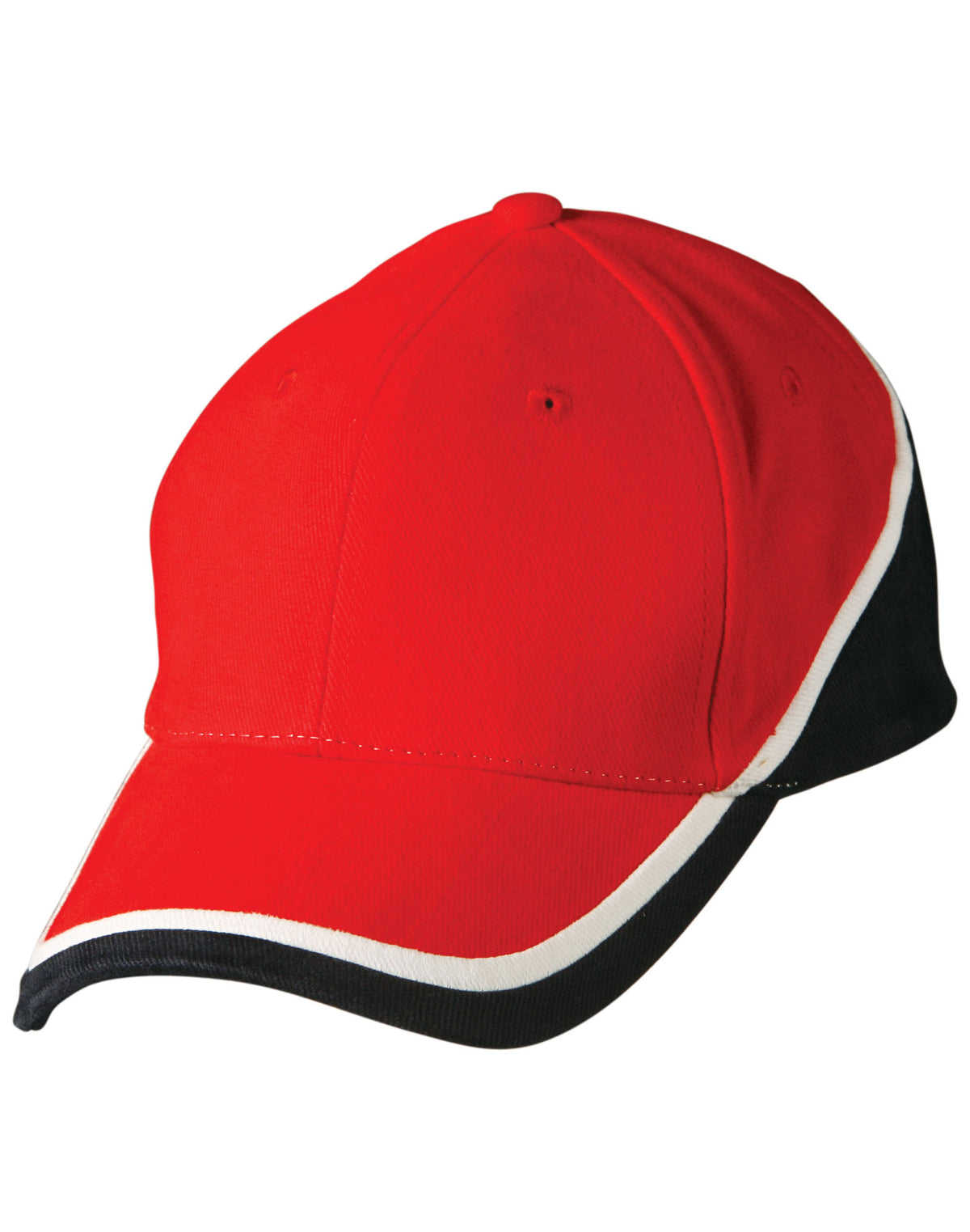 WINNING SPIRIT Tri-color sue heavy brushed cotton cap - CH38