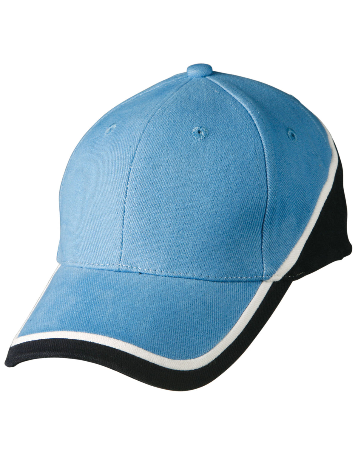 WINNING SPIRIT Tri-color sue heavy brushed cotton cap - CH38