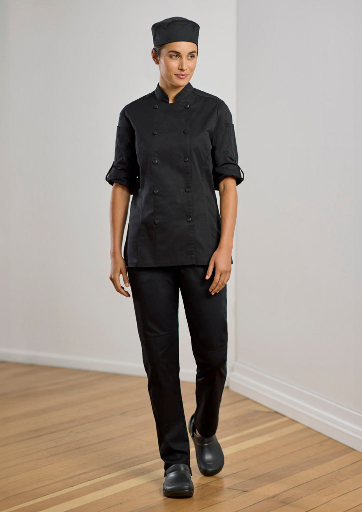 Fashion Biz Womens Gusto Long Sleeve Chef Jacket - CH430LL