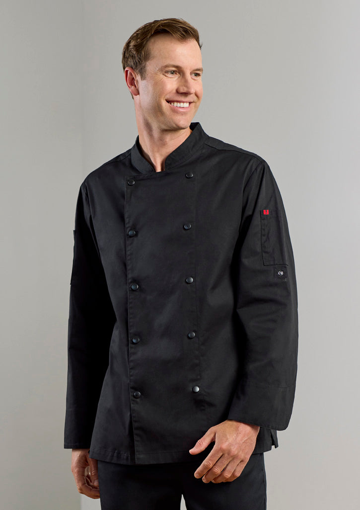 Fashion Biz Mens Gusto Long Sleeve Chef Jacket - CH430ML