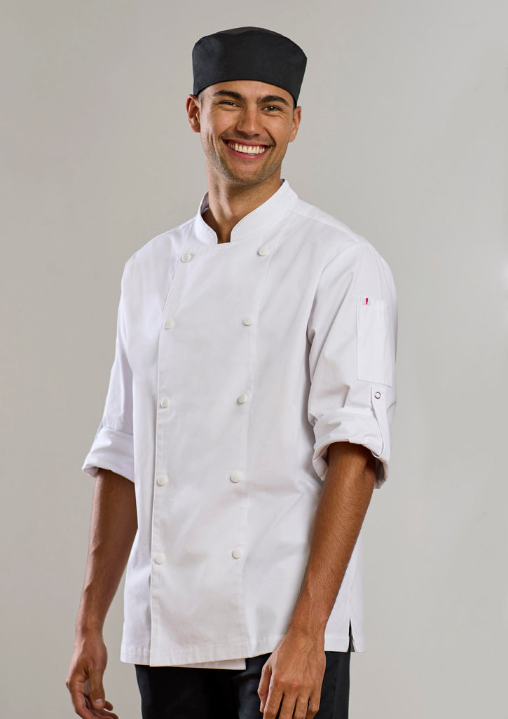 Fashion Biz Mens Gusto Long Sleeve Chef Jacket - CH430ML