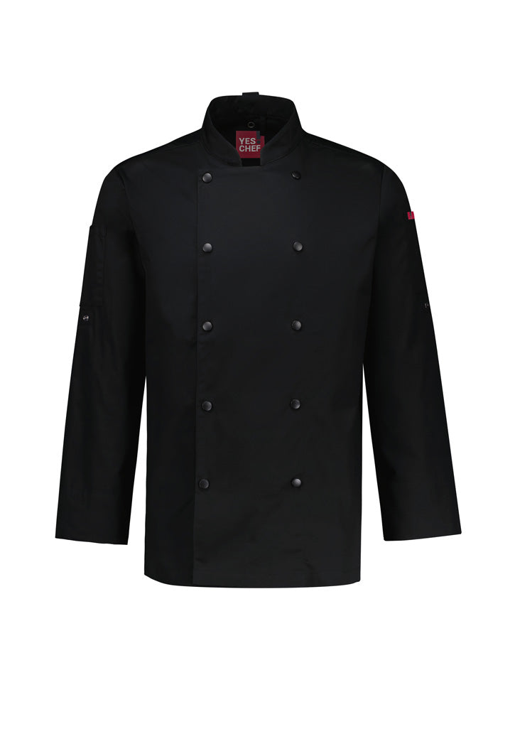 Fashion Biz Mens Gusto Long Sleeve Chef Jacket - CH430ML