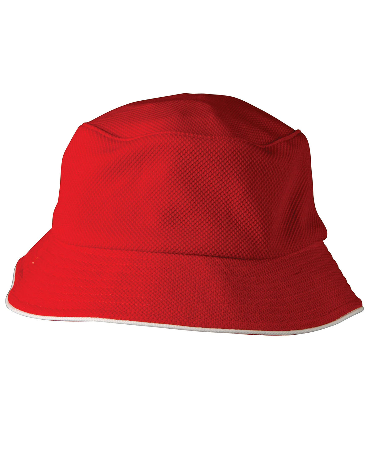 WINNING SPIRIT Pique mesh with sandwich trim bucket hat - CH71