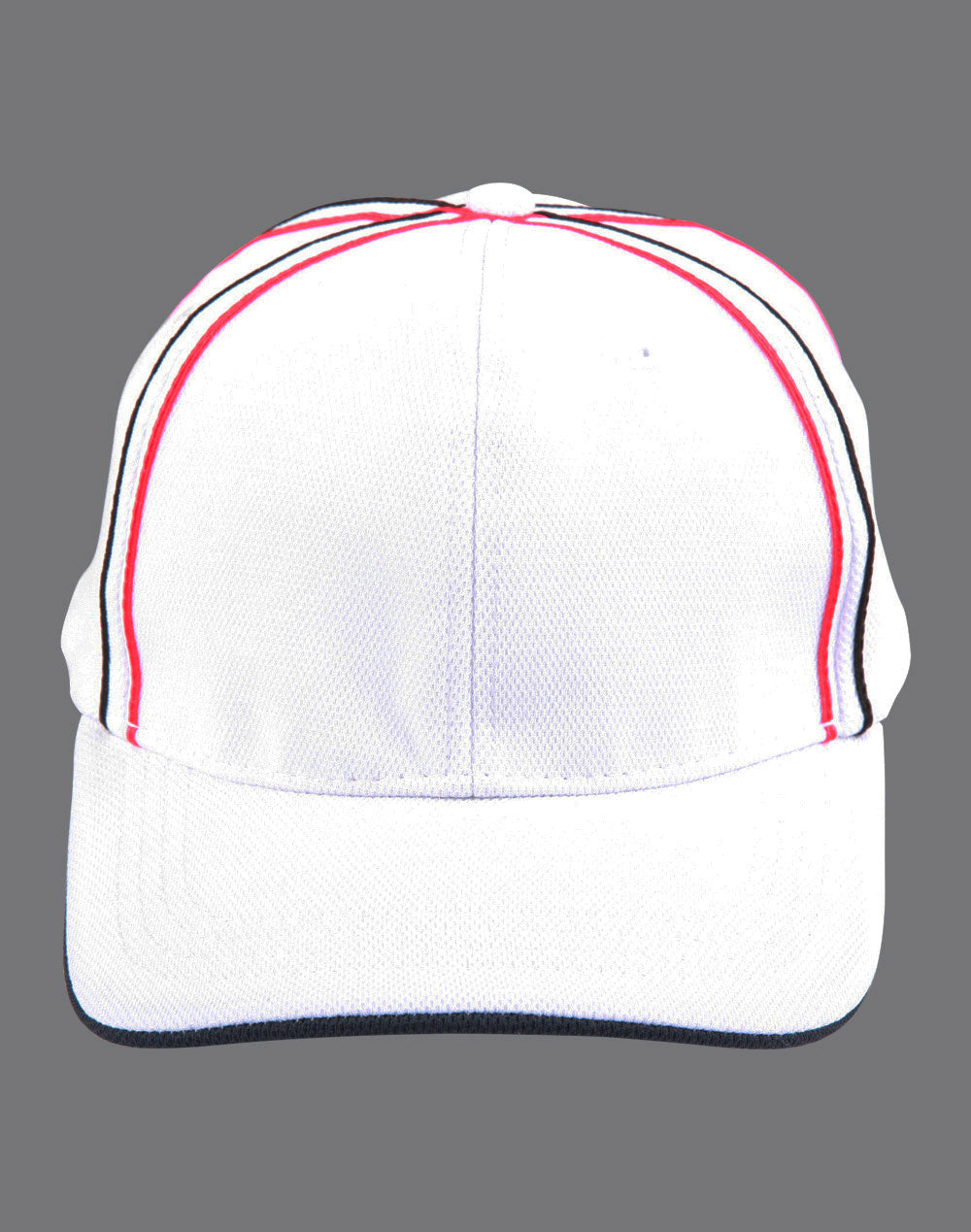 WINNING SPIRIT Tri-color pique mesh structured cap - CH76