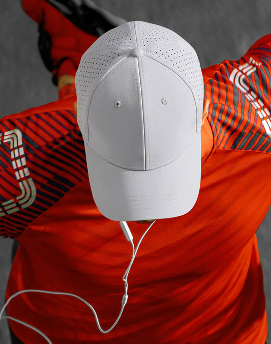 4-Way Stretch Laser Cut Runner's Cap