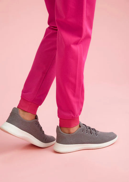 Biz Care Womens Pink Jogger Scrub Pant - CSP241LL