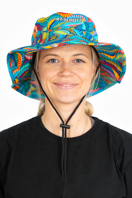 TradeMutt Snazzy Wide Brim Hat - 21531