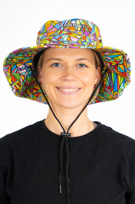TradeMutt Bonza Wide Brim Hat - 21698