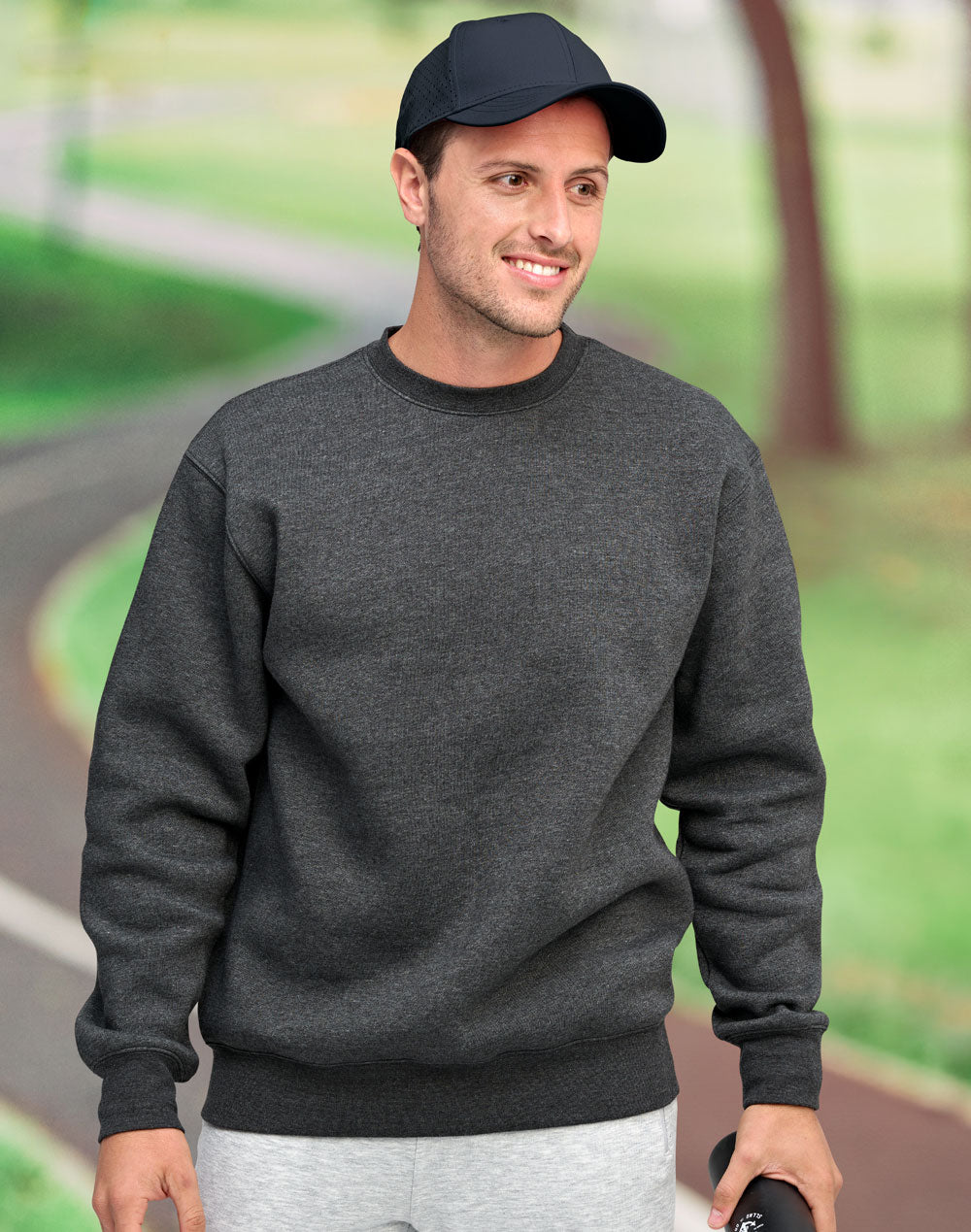 WINNING SPIRIT American style crewfleecy sweat - FL01