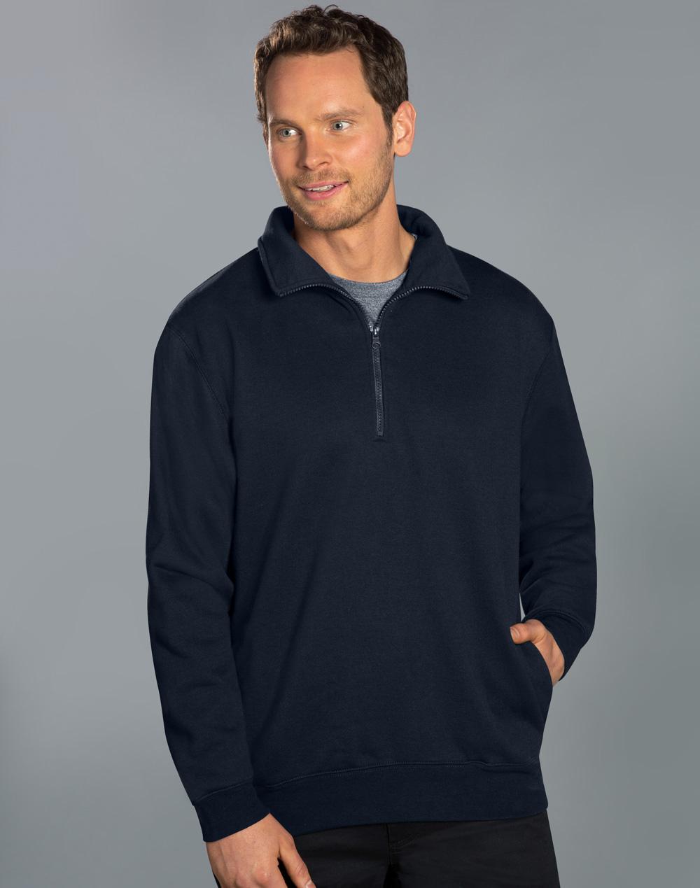 WINNING SPIRIT 1/2 zip collar fleecy sweat - FL02
