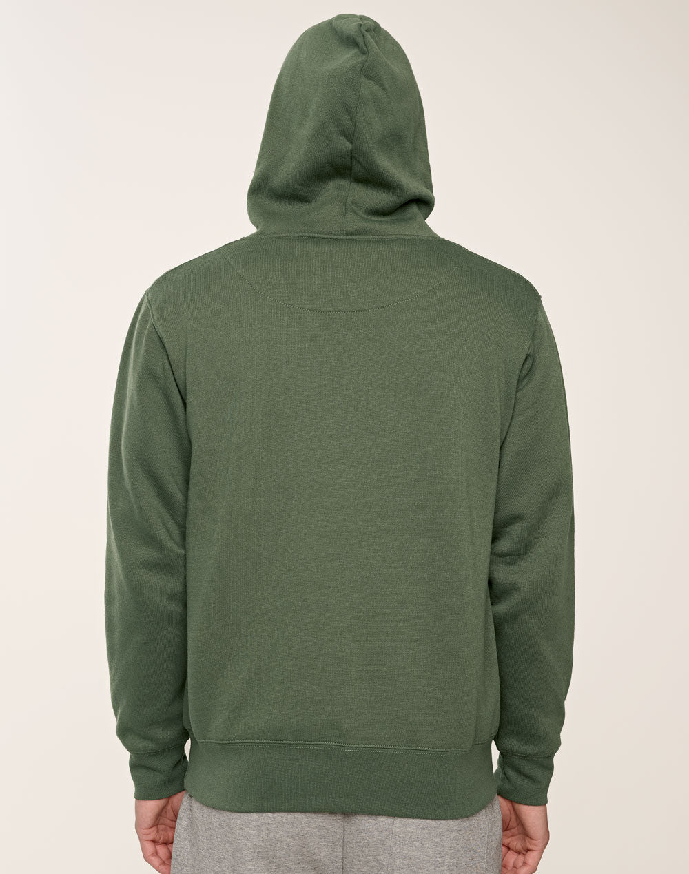 WINNING SPIRIT Adult's Close Front  Contrast Fleecy Hoodie - FL09