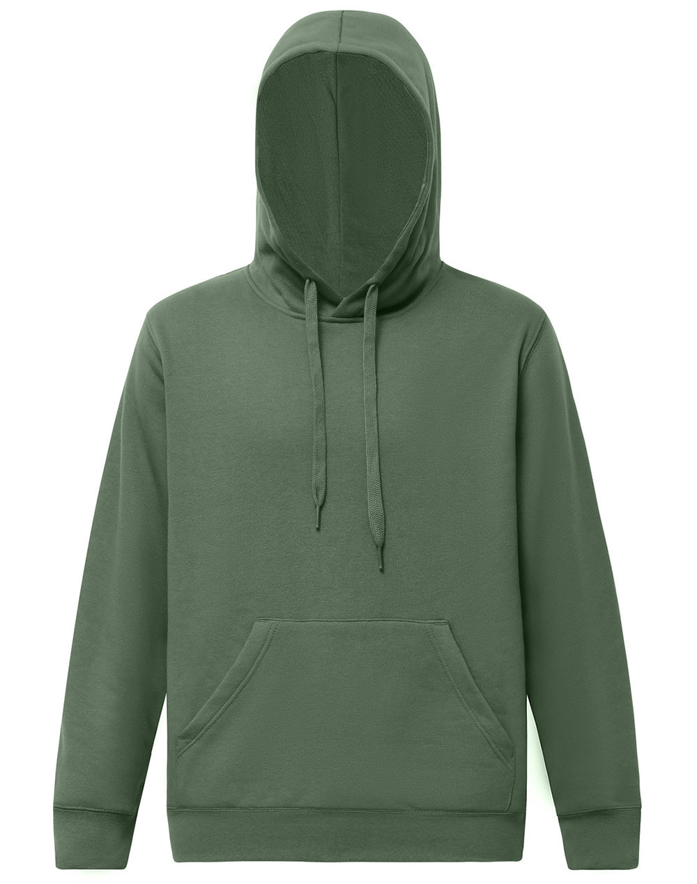 WINNING SPIRIT Adult's Close Front  Contrast Fleecy Hoodie - FL09