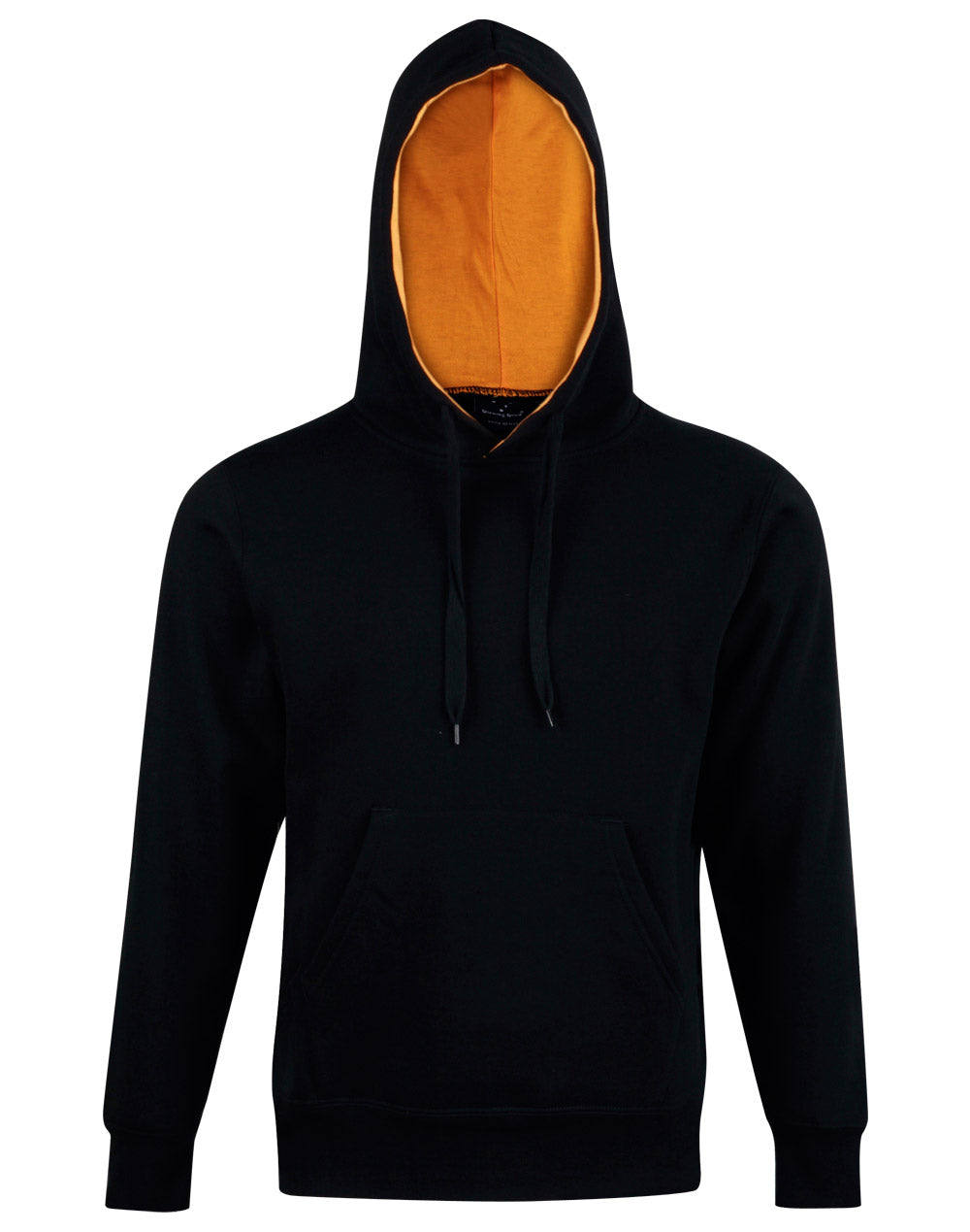 WINNING SPIRIT Adult's Close Front  Contrast Fleecy Hoodie - FL09