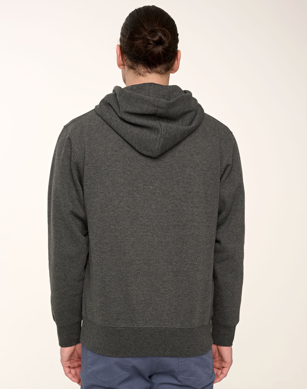 WINNING SPIRIT Adult's Close Front  Contrast Fleecy Hoodie - FL09
