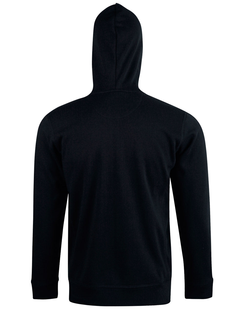 WINNING SPIRIT Men's Full Zip Contrast Fleece Hoodie - FL17