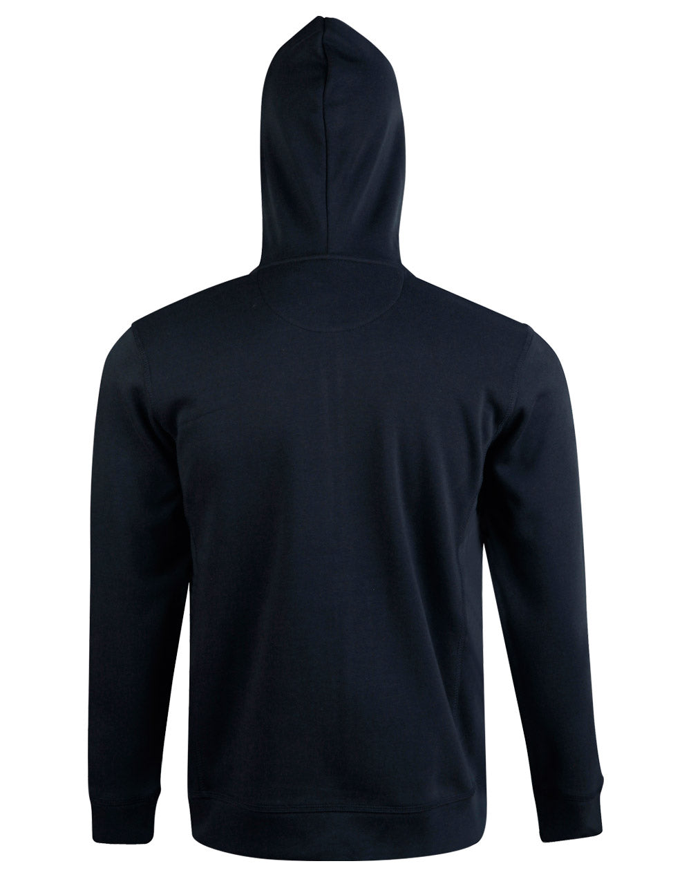 WINNING SPIRIT Men's Full Zip Contrast Fleece Hoodie - FL17