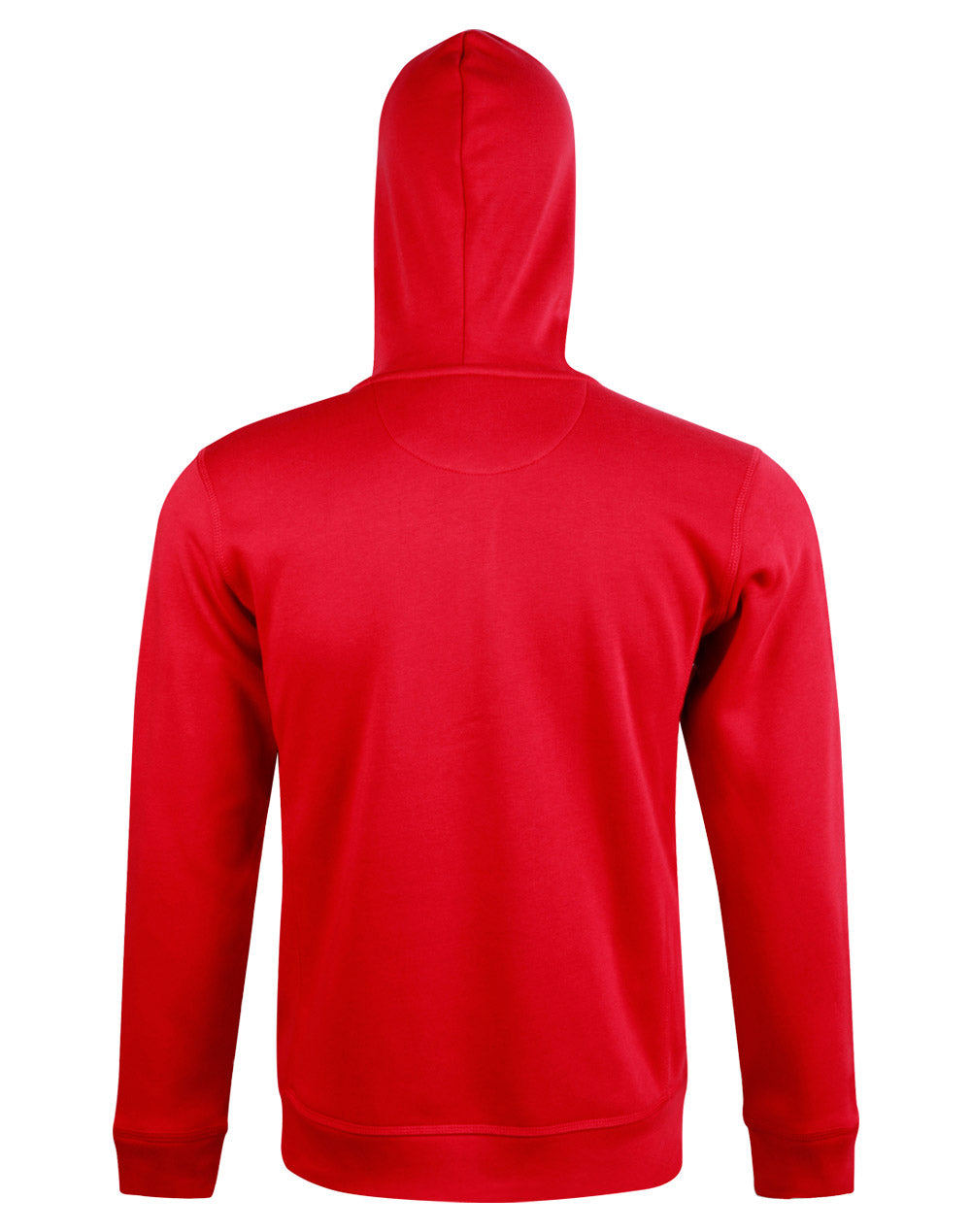 WINNING SPIRIT Men's Full Zip Contrast Fleece Hoodie - FL17