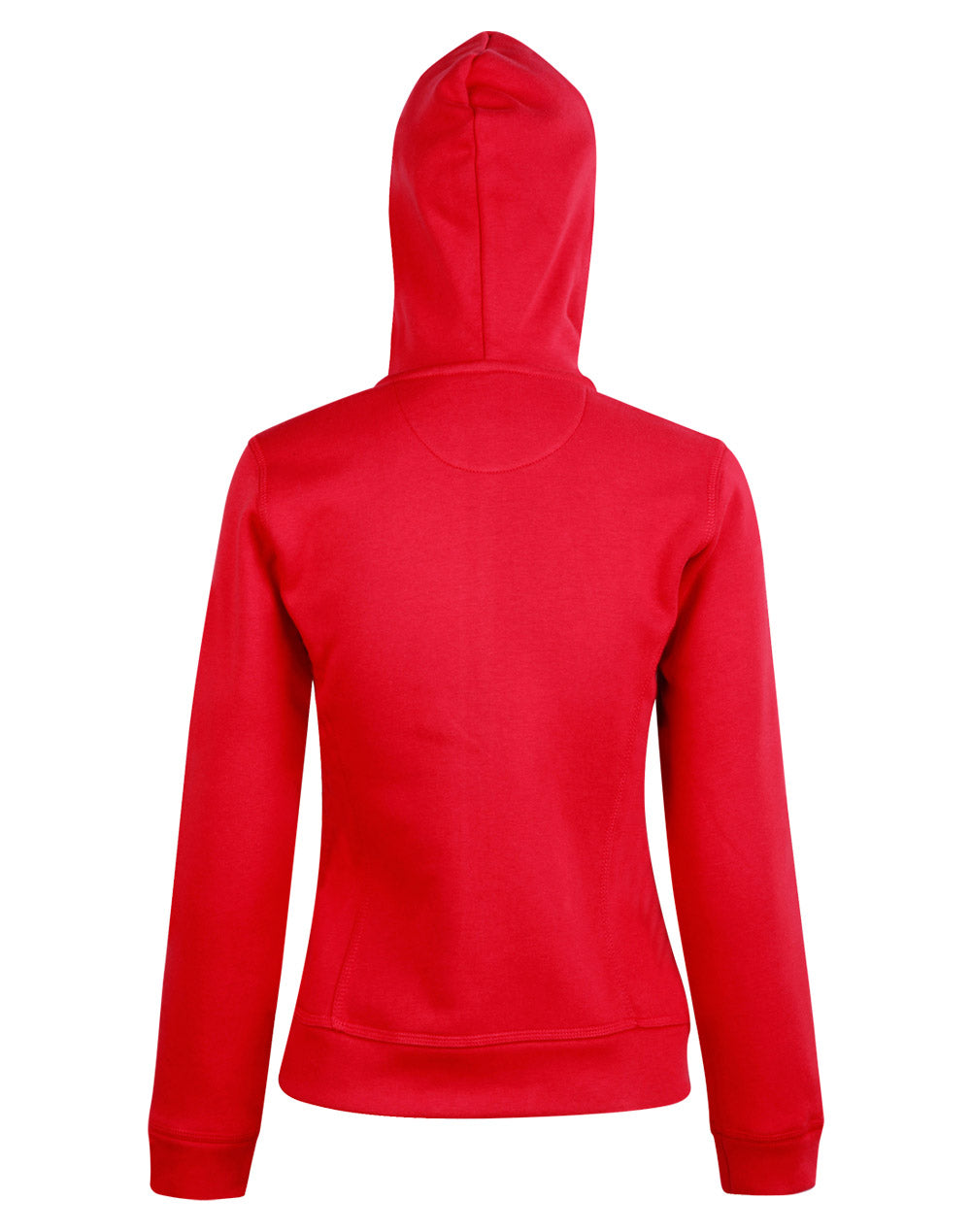 WINNING SPIRIT Ladies' Full Zip Contrast Fleece Hoodie - FL18