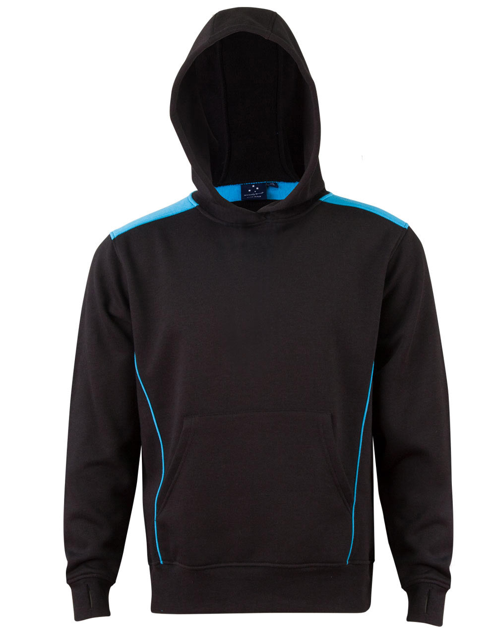 WINNING SPIRIT Kids' Kangaroo Pocket Contrast Hoodie - FL19K