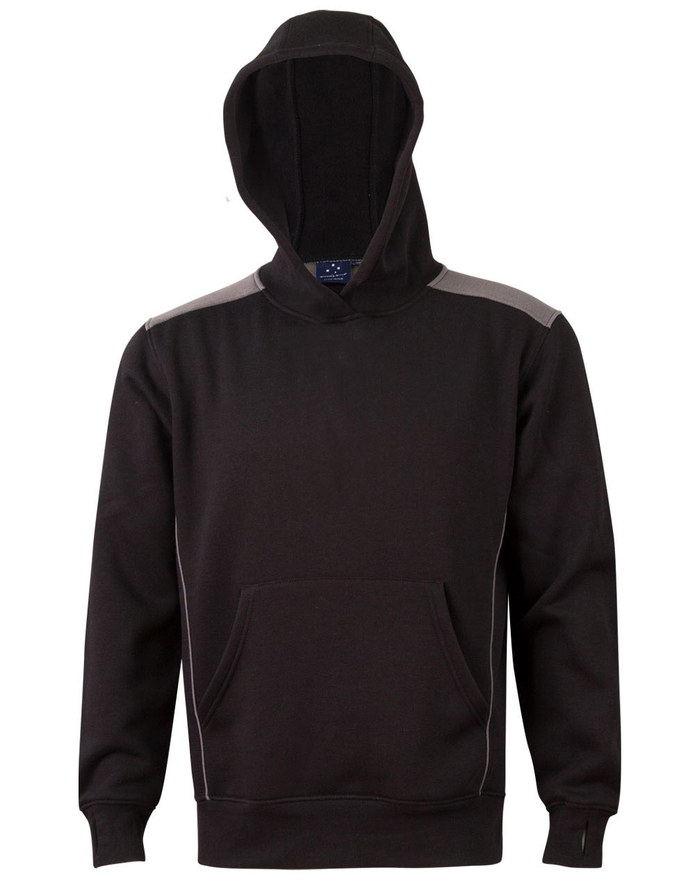 WINNING SPIRIT Kids' Kangaroo Pocket Contrast Hoodie - FL19K