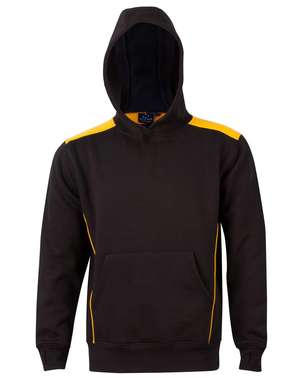 WINNING SPIRIT Kids' Kangaroo Pocket Contrast Hoodie - FL19K