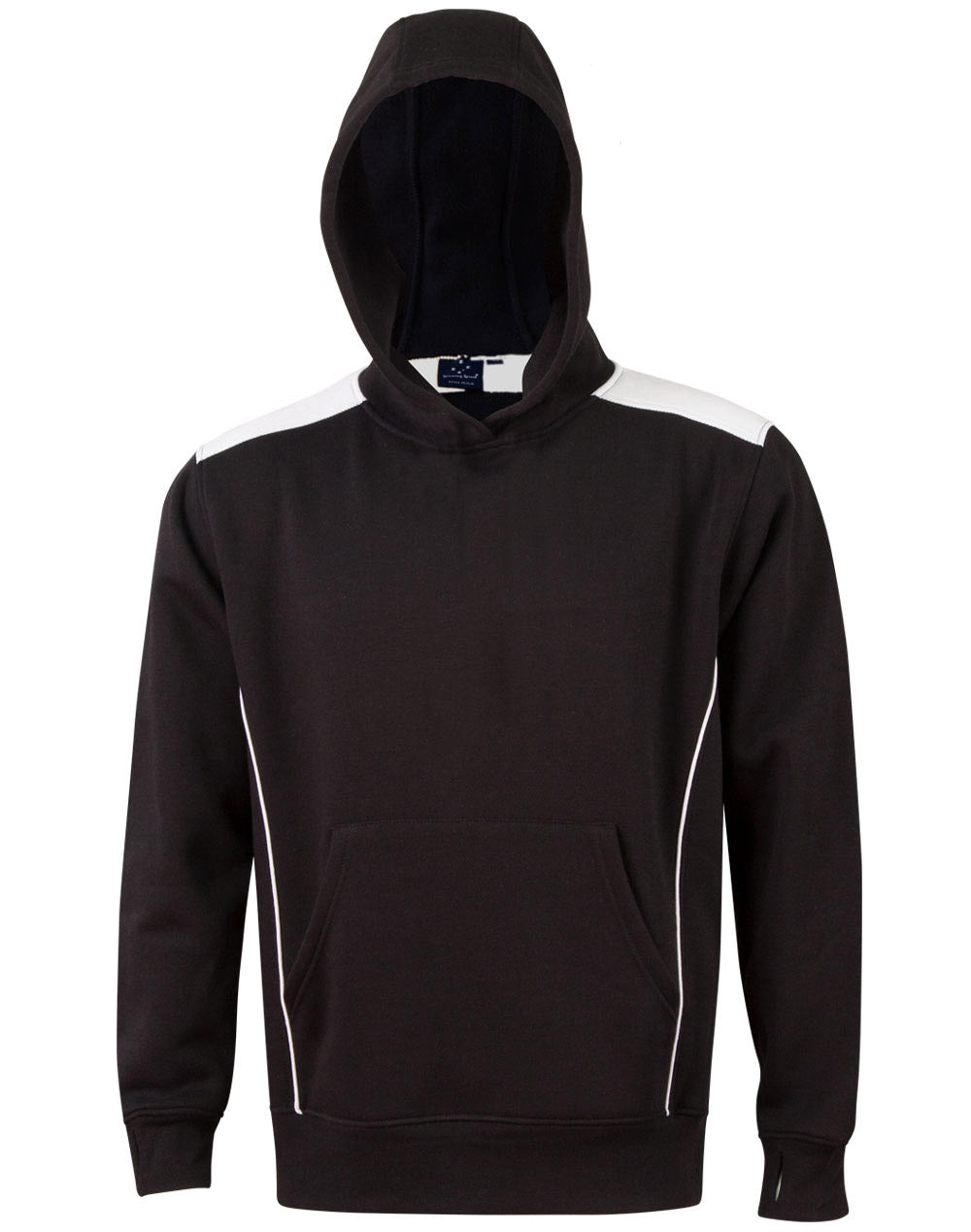 WINNING SPIRIT Kids' Kangaroo Pocket Contrast Hoodie - FL19K