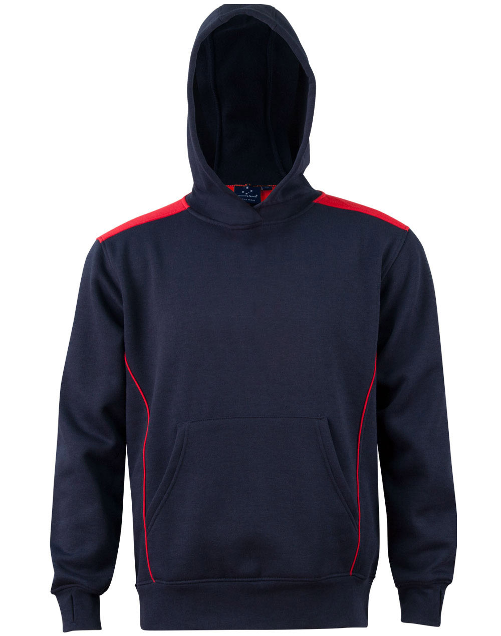WINNING SPIRIT Kids' Kangaroo Pocket Contrast Hoodie - FL19K