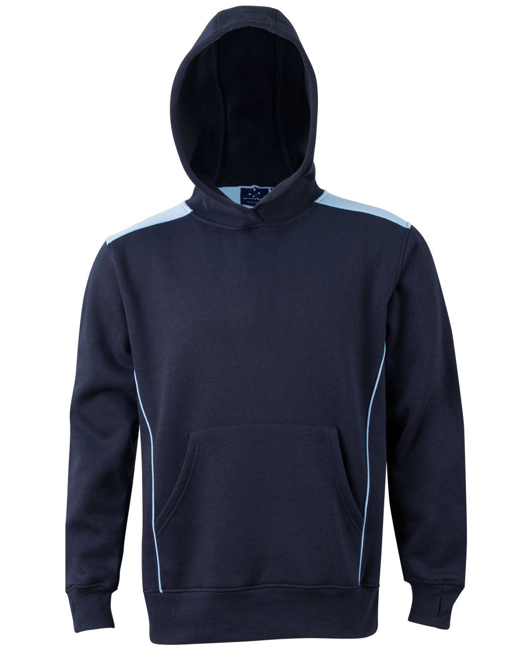 WINNING SPIRIT Kids' Kangaroo Pocket Contrast Hoodie - FL19K