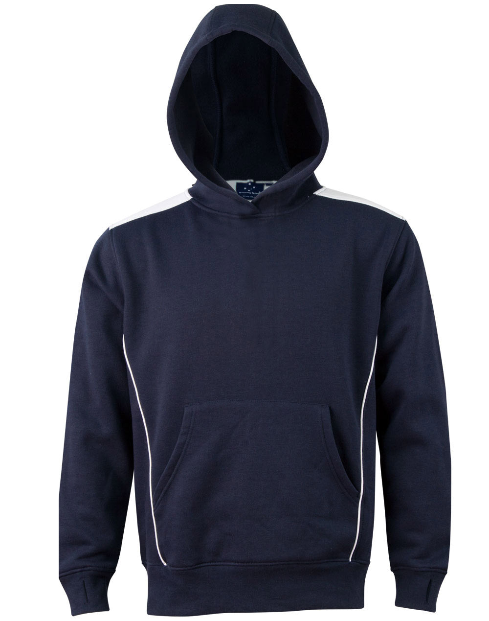 WINNING SPIRIT Kids' Kangaroo Pocket Contrast Hoodie - FL19K