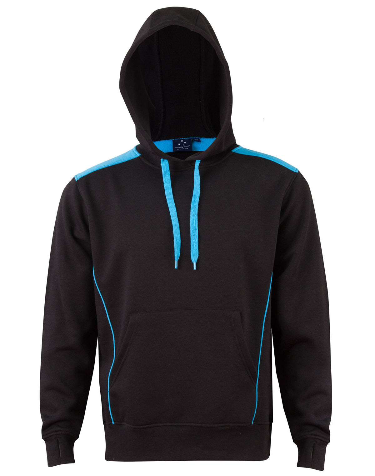 WINNING SPIRIT Adult's Kangaroo Pocket Contrast Hoodie - FL19