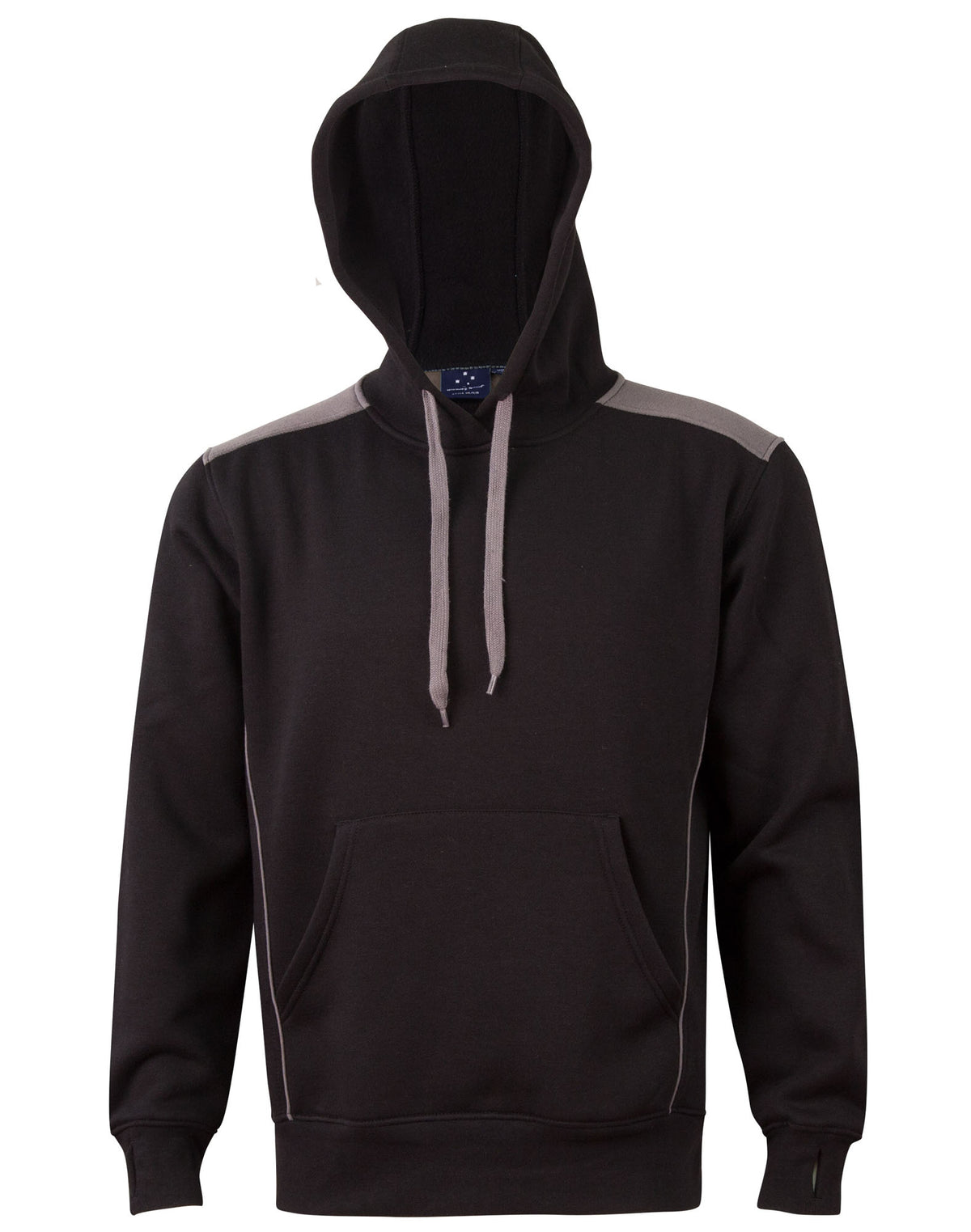 WINNING SPIRIT Adult's Kangaroo Pocket Contrast Hoodie - FL19
