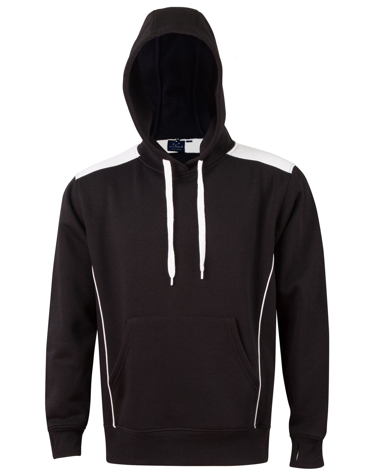 WINNING SPIRIT Adult's Kangaroo Pocket Contrast Hoodie - FL19