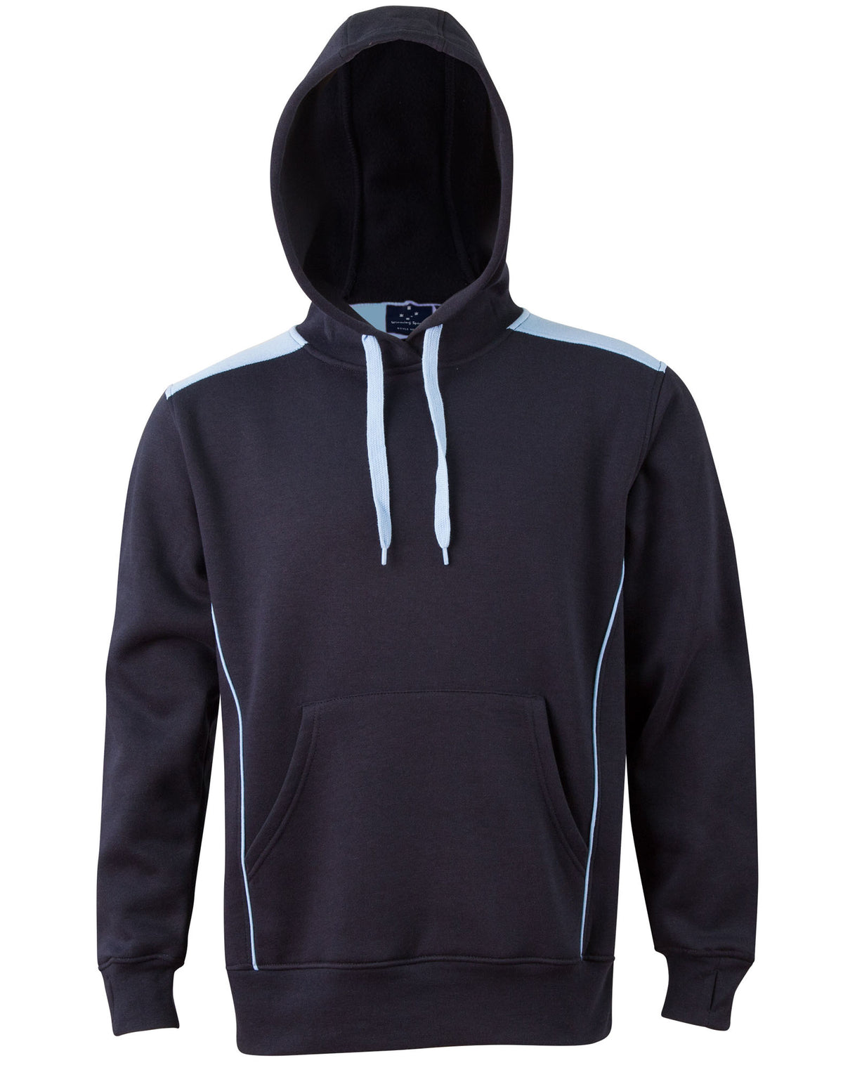 WINNING SPIRIT Adult's Kangaroo Pocket Contrast Hoodie - FL19