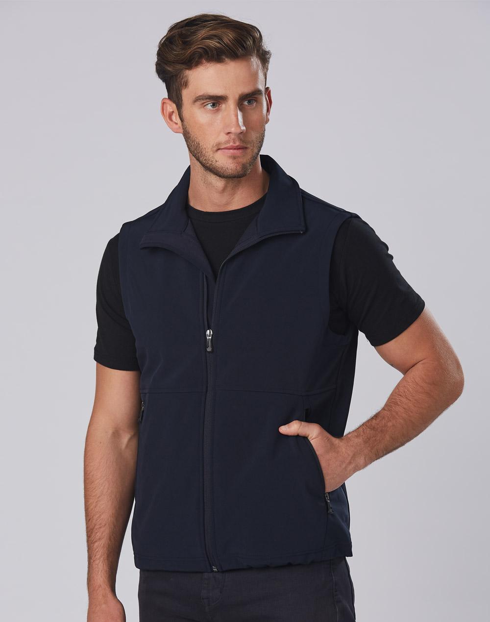 WINNING SPIRIT Men's Softshell Hi-Tech Vest - JK25