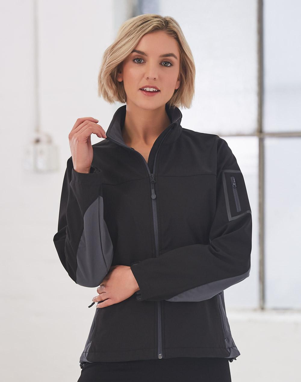 WINNING SPIRIT Ladies Contrast Softshell Jacket - JK32
