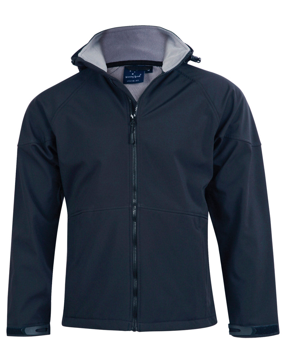 WINNING SPIRIT Men's Softshell Full Zip Hoodie - JK33