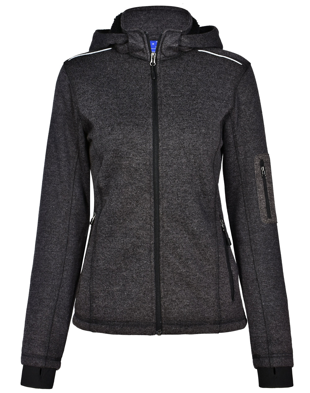 WINNING SPIRIT Ladies' Heather Bonded Fleece Jacket - JK42