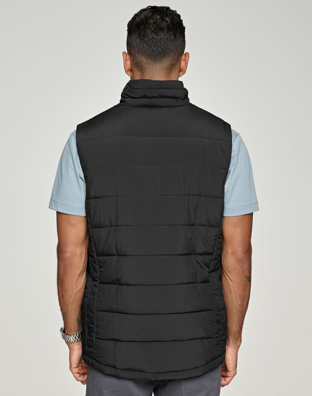 WINNING SPIRIT Men's Sustainable Insulated Puffer Vest (3D Cut) - JK61