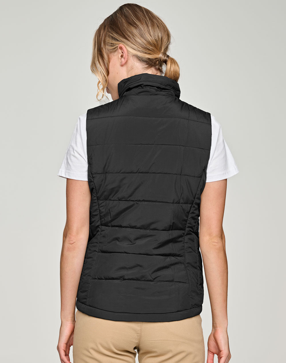 WINNING SPIRIT Ladies' Sustainable Insulated Puffer Vest (3D Cut) - JK62