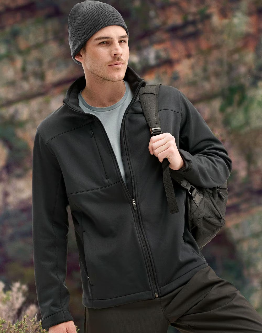 WINNING SPIRIT Men's Sustainable Softshell Corporate Jacket - JK63
