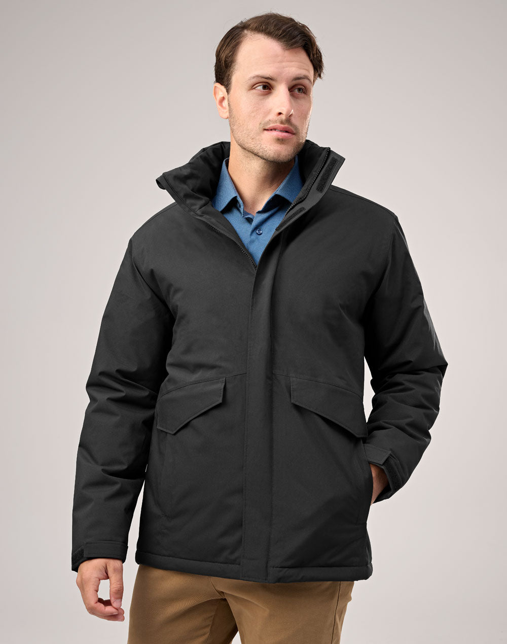 WINNING SPIRIT Unisex Quilted Waterproof Jacket - JK65