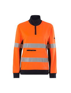 Wmns Hi Vis Reflective 1/4 Zip Fleece